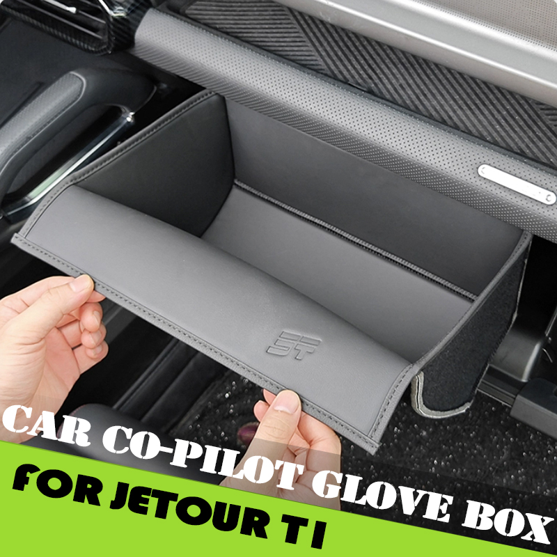 Driving Gloves Leather - Auto Co-pilot Glove Box Fit for