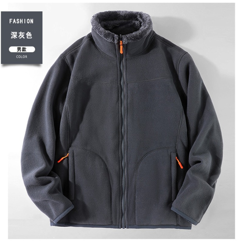 Sherpa Jacket Fleece - Autumn Winter Fleece Sherpa Jacket Men's