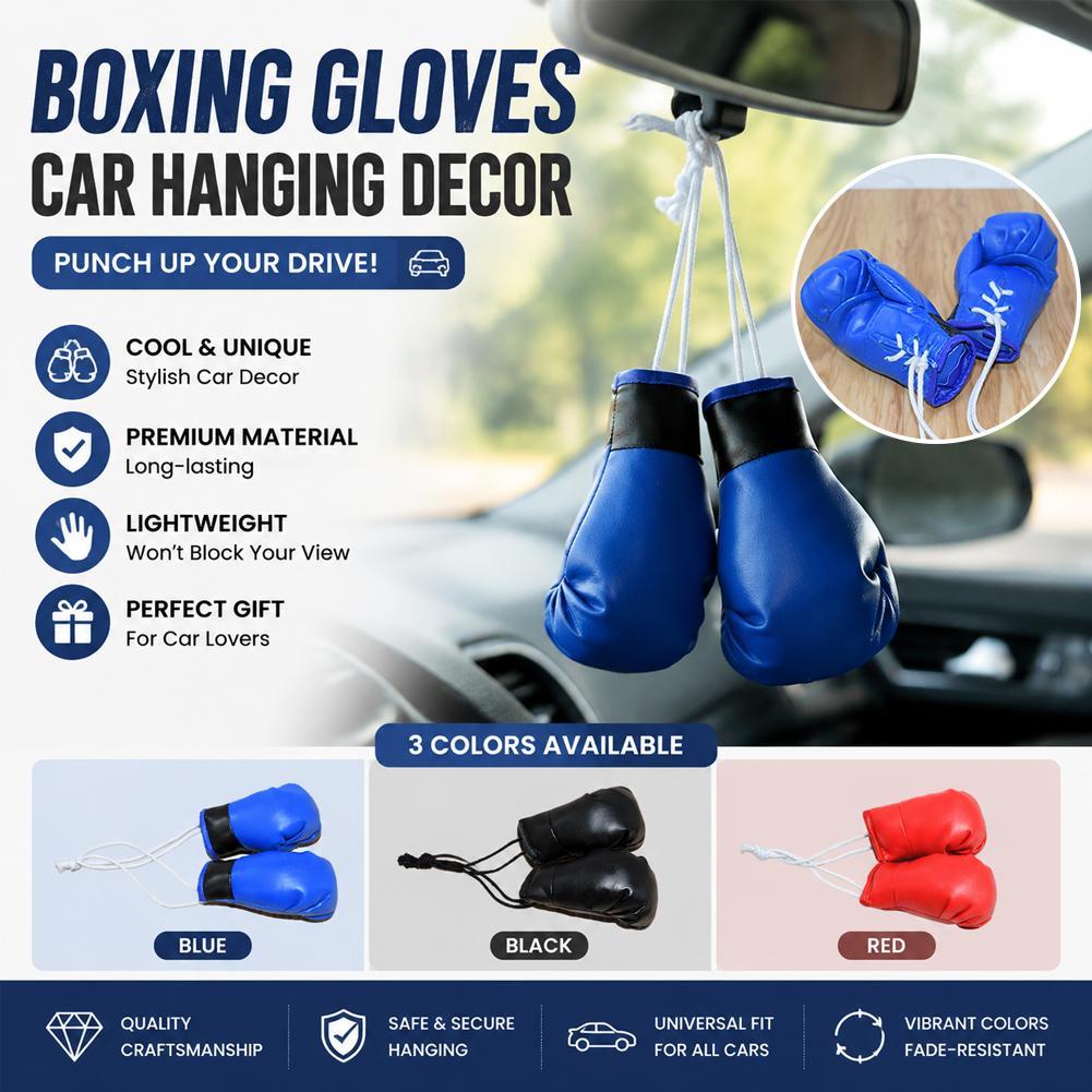 Driving Gloves Leather - Mini Boxing Gloves Car Rearview Mirror