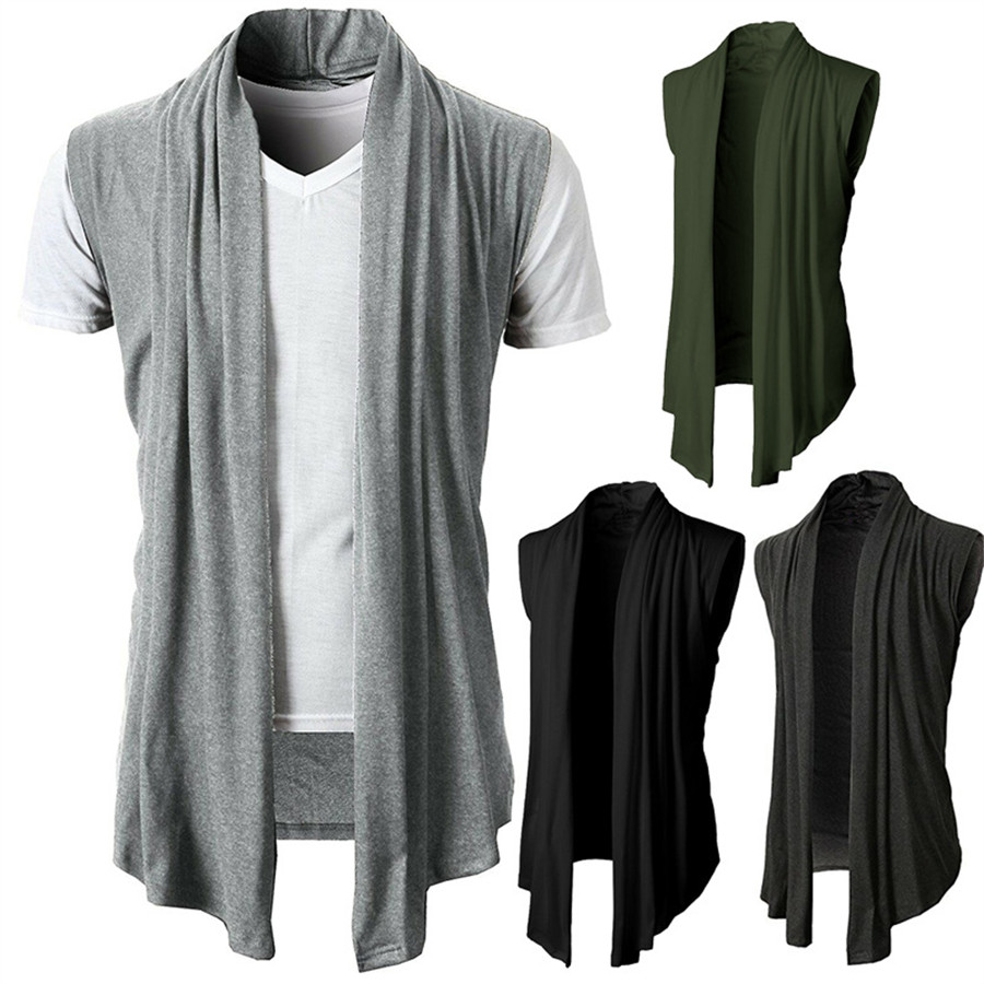 Men'S Fashion Zip Sweater - New 2026 Spring Summer Men Sleeveless