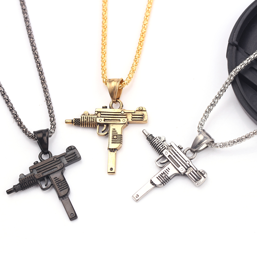 Punk Uzi Pistol Machine Gun Ne - Men'S Fashion Model review and price