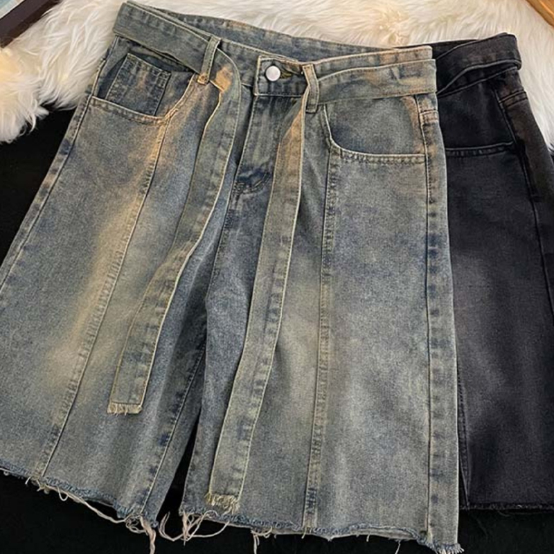 Summer Thin Fringed Denim Shor - Men'S Fashion Trousers review and price