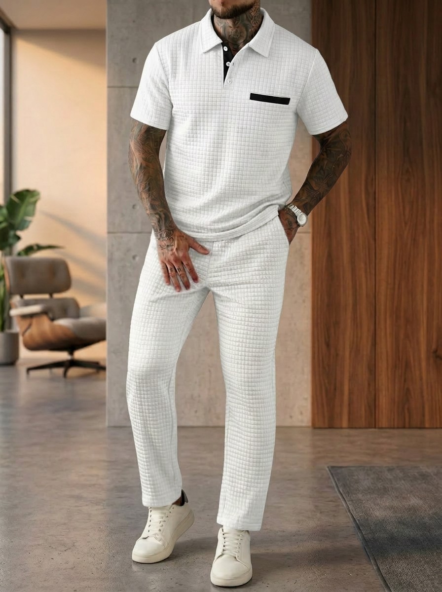 Summer New Men's Fashion Color - Men'S Fashion Polo review and price