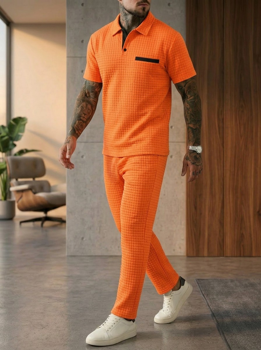 Summer New Men's Fashion Color - Men'S Fashion Polo review and price