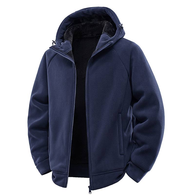 Thick Polar Fleece Jacket Men  - Sherpa Jacket Fleece review and price