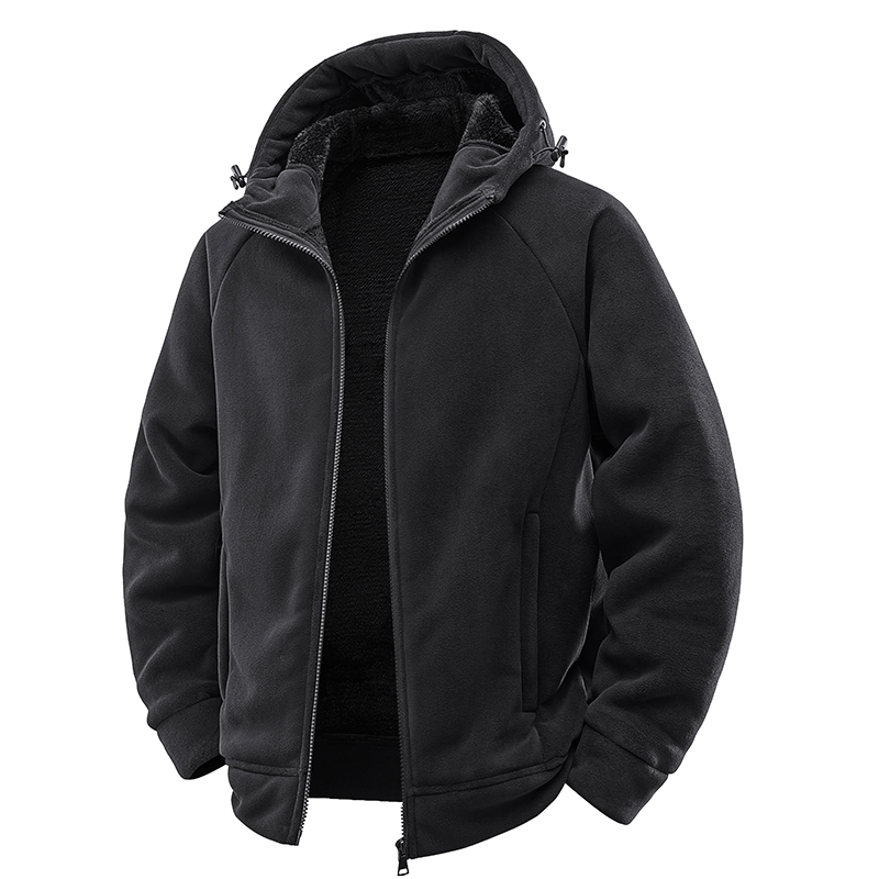 Thick Polar Fleece Jacket Men  - Sherpa Jacket Fleece review and price