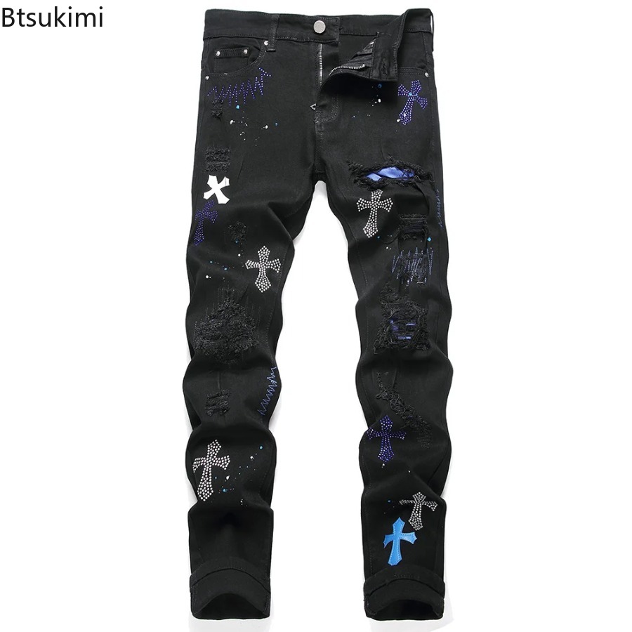 2026 New Men's Fashion Crystal - Men'S Fashion Nova Jeans review and price