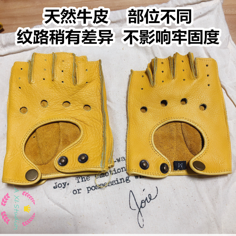 Motorcycle Retro Locomotive Ri - Driving Gloves Leather review and price