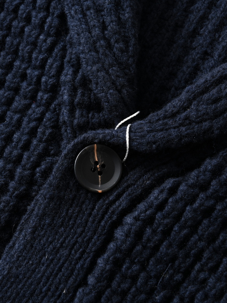 Eu Vintage 100% Wool Chunky Kn - Men'S Fashion Zip Sweater review and price