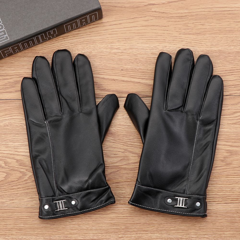 Men's Fleece Thermal Leather G - Driving Gloves Leather review and price