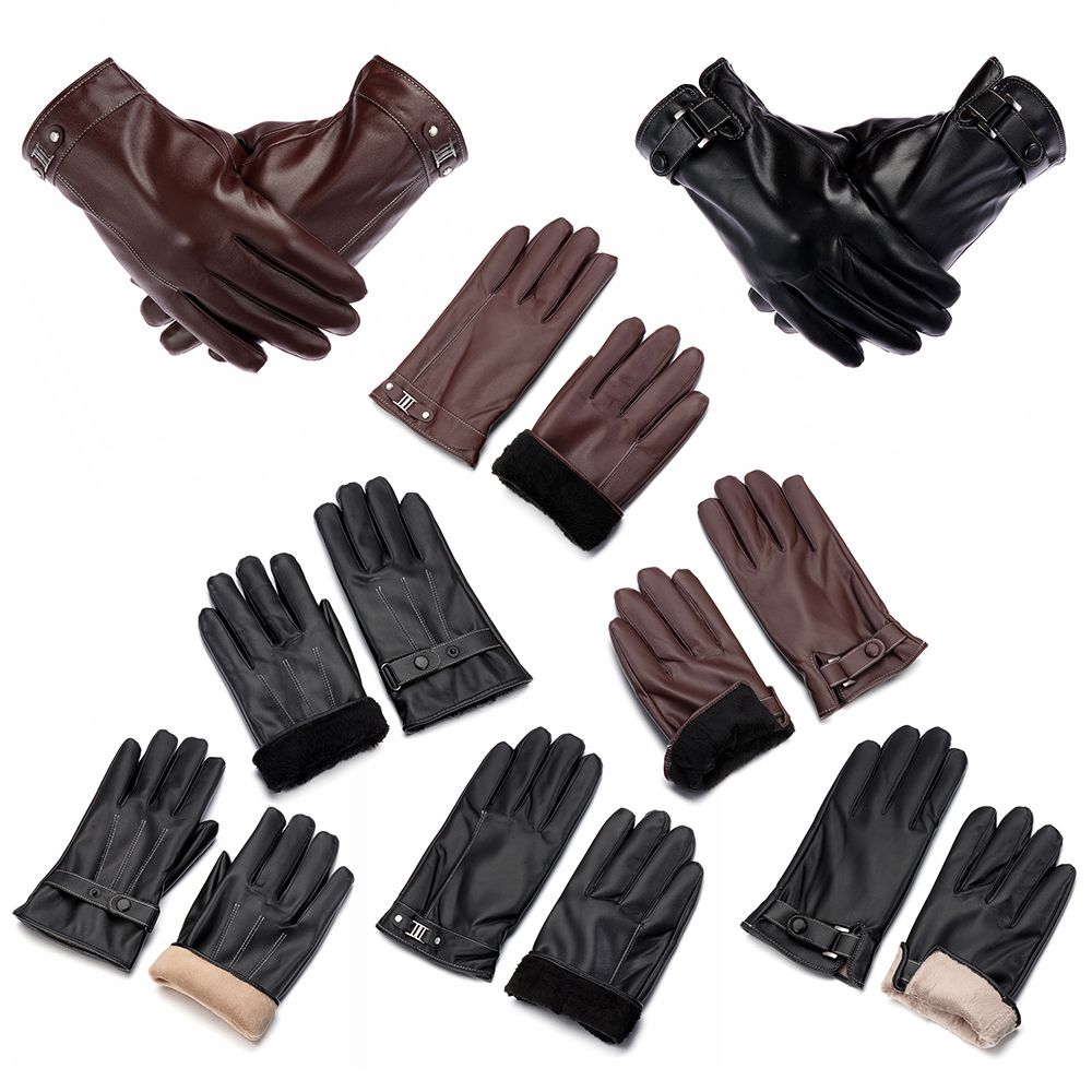 Men's Fleece Thermal Leather G - Driving Gloves Leather review and price