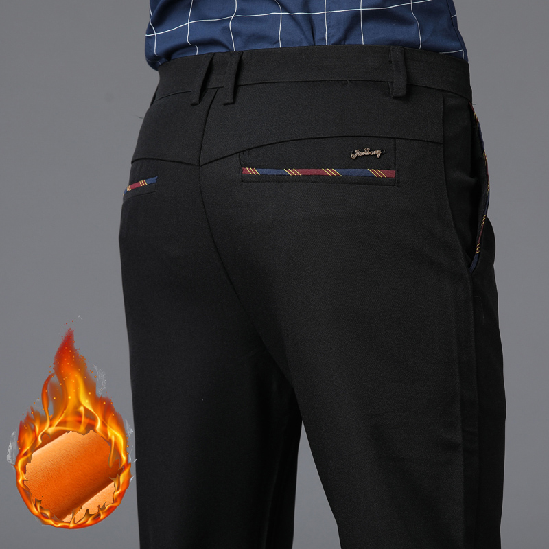 Winter New Men's Warm Thermal  - Formal Trouser Stretch review and price