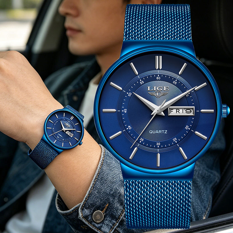LIGE Man Watch 2026 Simple Fas - Men'S Fashion Week 2026 review and price