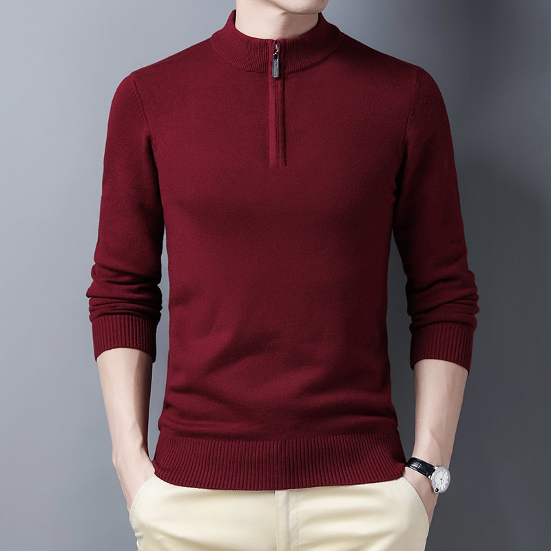 Men's Half Zip Knit Sweater So - Men'S Fashion Zip Sweater review and price