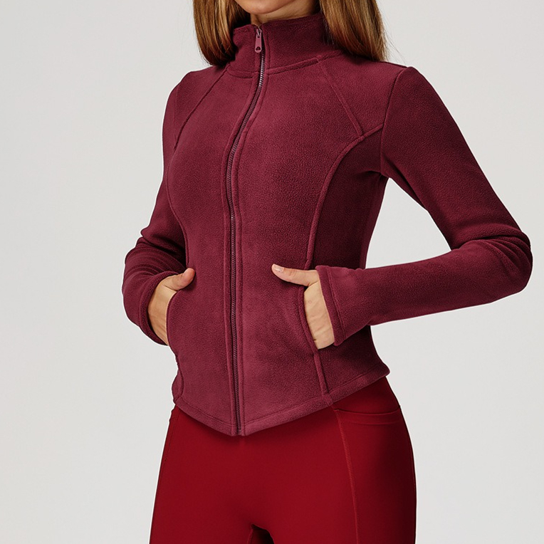 Sherpa Fleece Yoga Jacket Zipp - Sherpa Jacket Fleece review and price