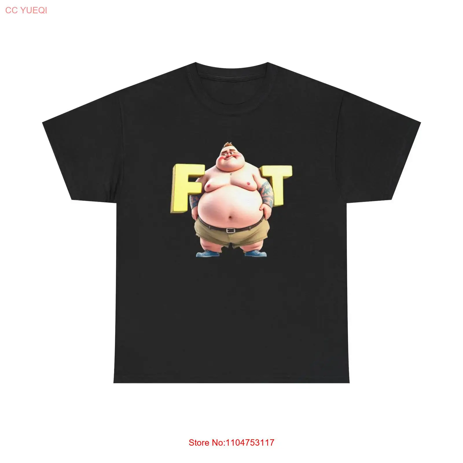 Funny Fat Man T Shirt Novelty  - Men'S Fashion For Big Guys review and price