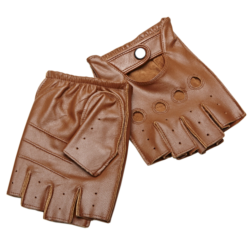 High Quality Man's Half Finger - Driving Gloves Leather review and price