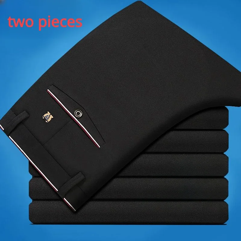 Casual Suit Pants Stretch Men' - Formal Trouser Stretch review and price