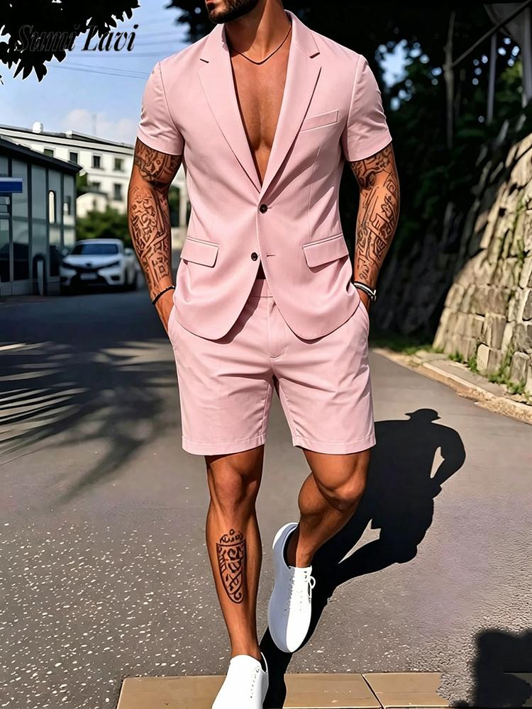 Casual Mens Solid Color Slim B - Mens Fashion Blazer review and price