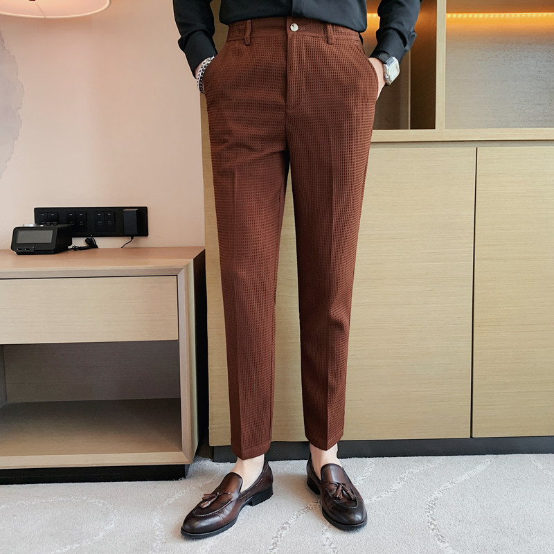 2024 Autumn New Waffle Stretch - Formal Trouser Stretch review and price