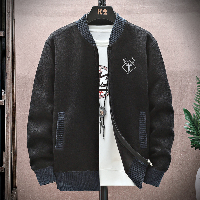 Men Cardigan Knitted Sweaterco - Men'S Fashion Zip Sweater review and price