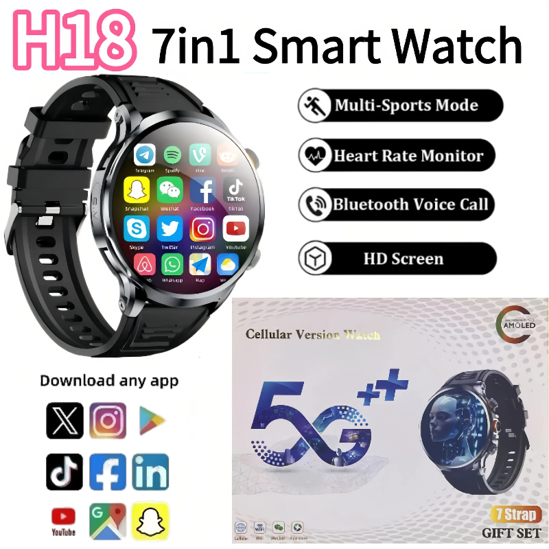 H18 New Android Smartwatch 4G  - Mens Fashion Store review and price