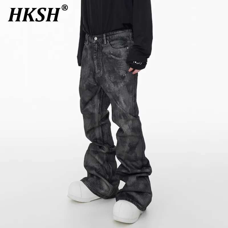 HKSH Men's Tide Dark High Stre - Men'S Fashion Nova Jeans review and price