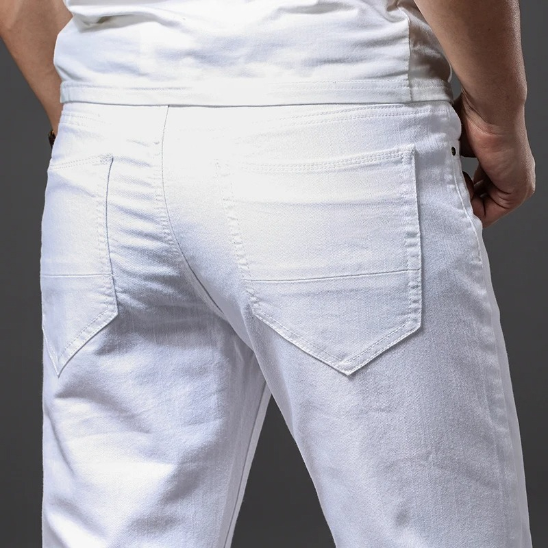 Men Slim White Jeans New Elast - Men'S Fashion Nova Jeans review and price