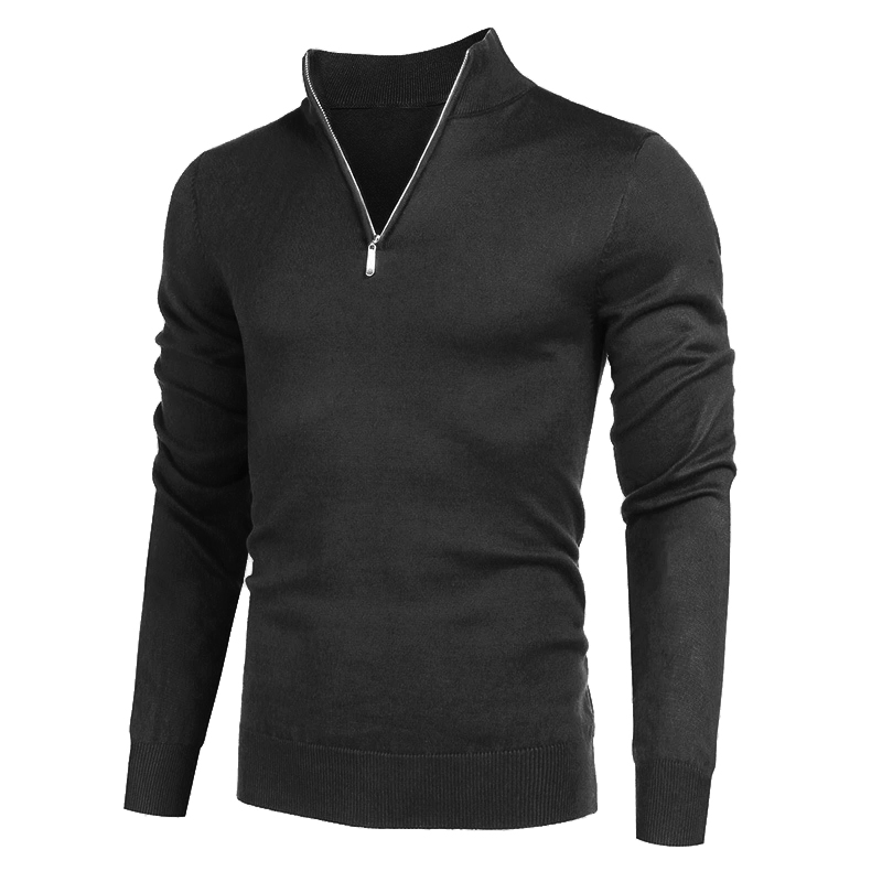 Autumn Mens Turtlenecks Street - Men'S Fashion Zip Sweater review and price