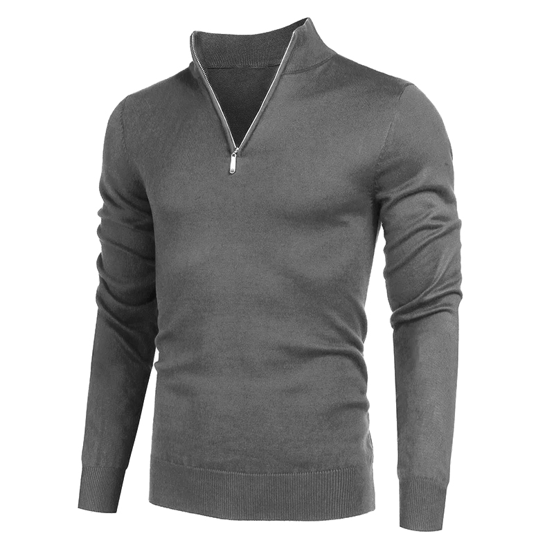 Autumn Mens Turtlenecks Street - Men'S Fashion Zip Sweater review and price