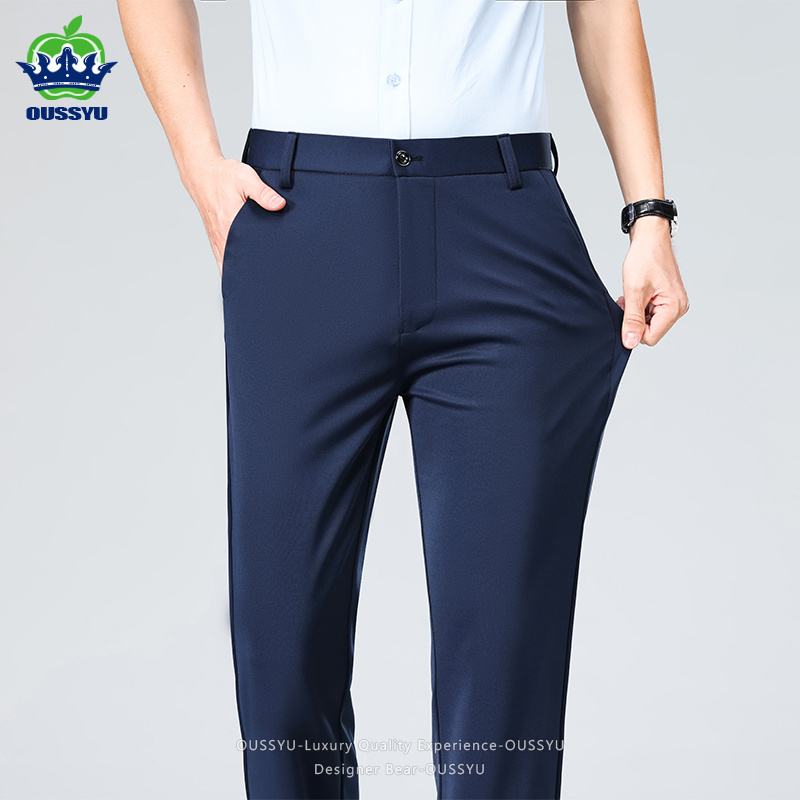 Summer Thin Men's Stretch Suit - Formal Trouser Stretch review and price