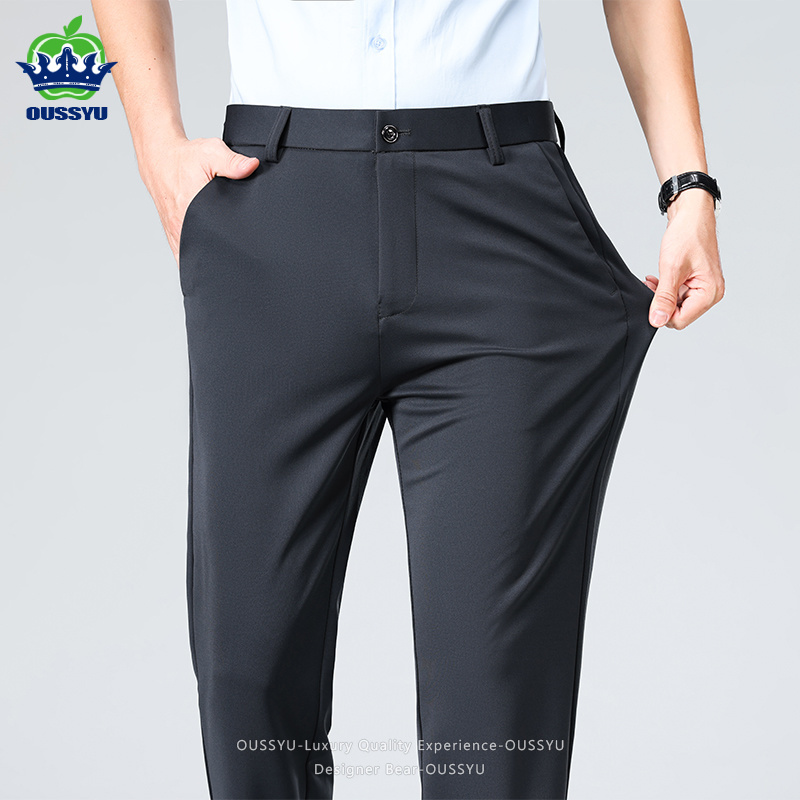Summer Thin Men's Stretch Suit - Formal Trouser Stretch review and price