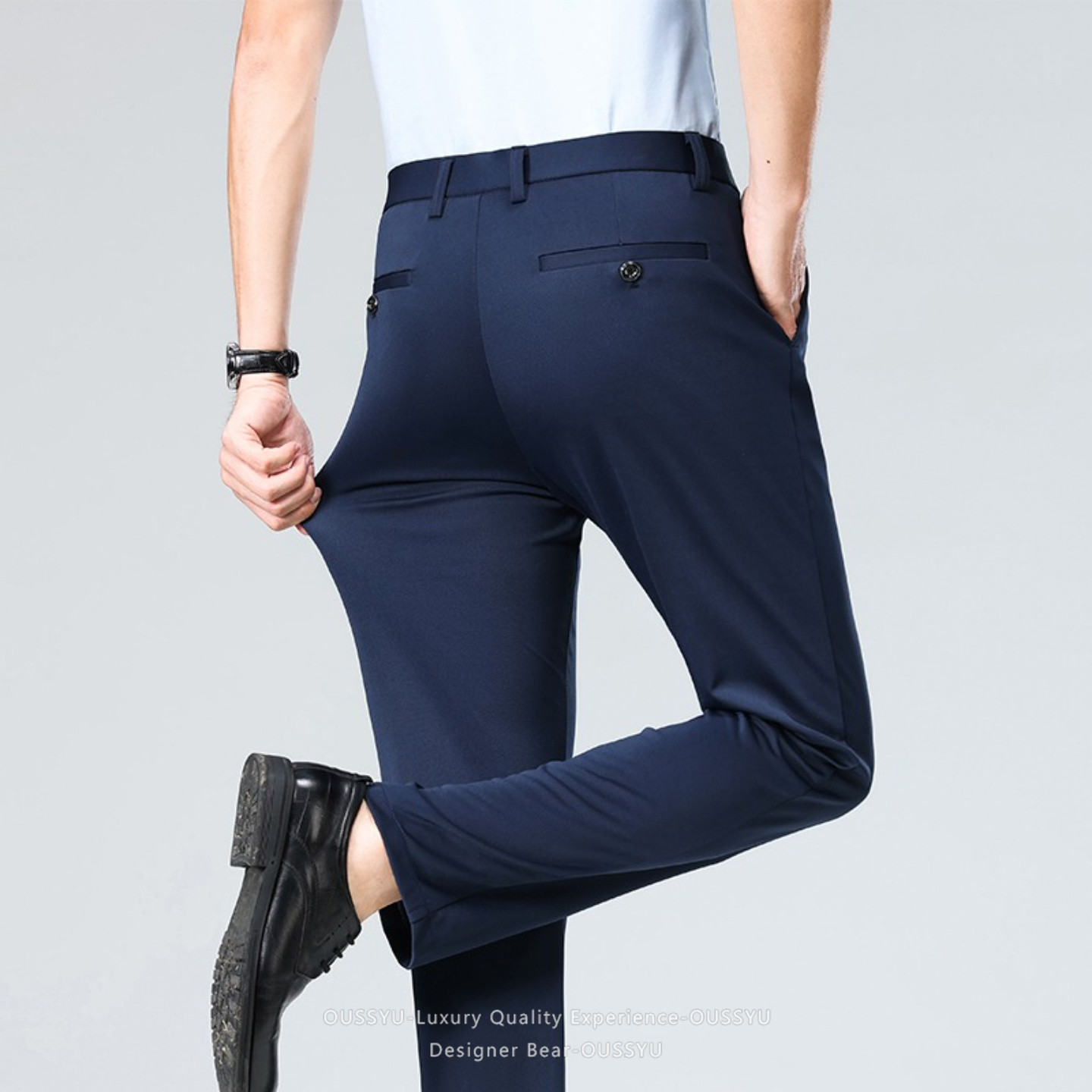 Summer Thin Men's Stretch Suit - Formal Trouser Stretch review and price