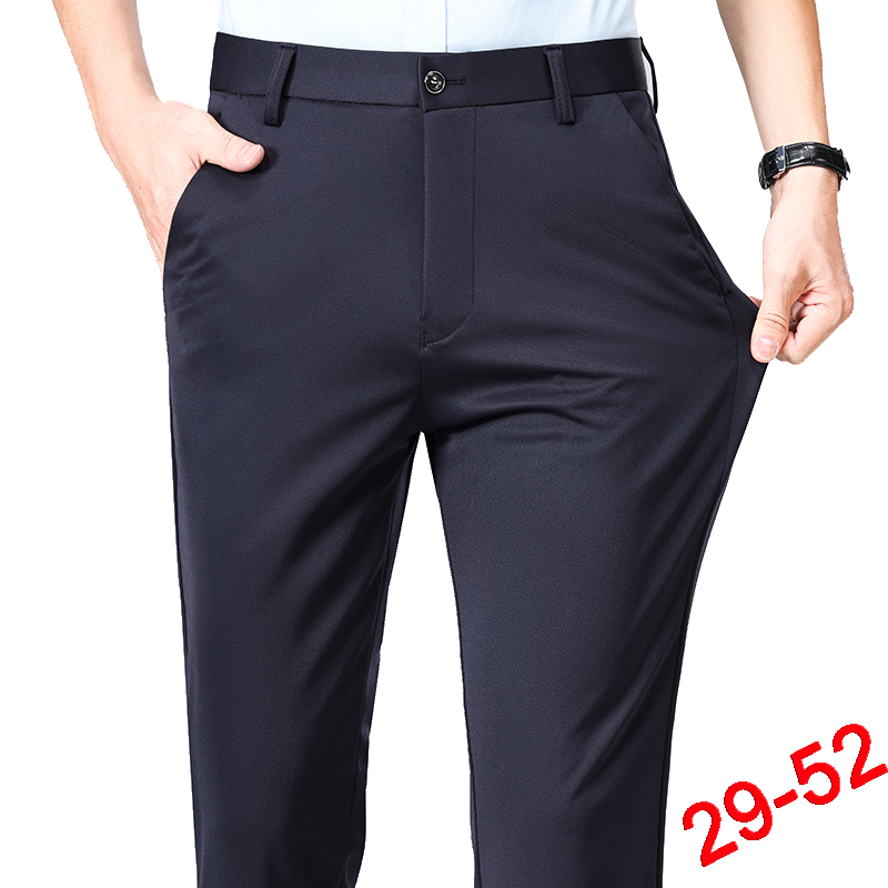 Plus Size Trousers Men Busines - Formal Trouser Stretch review and price