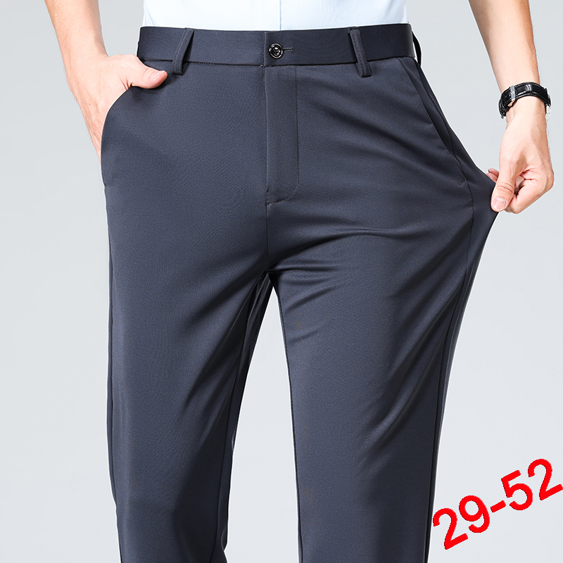 Plus Size Trousers Men Busines - Formal Trouser Stretch review and price