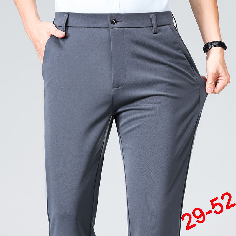Plus Size Trousers Men Busines - Formal Trouser Stretch review and price