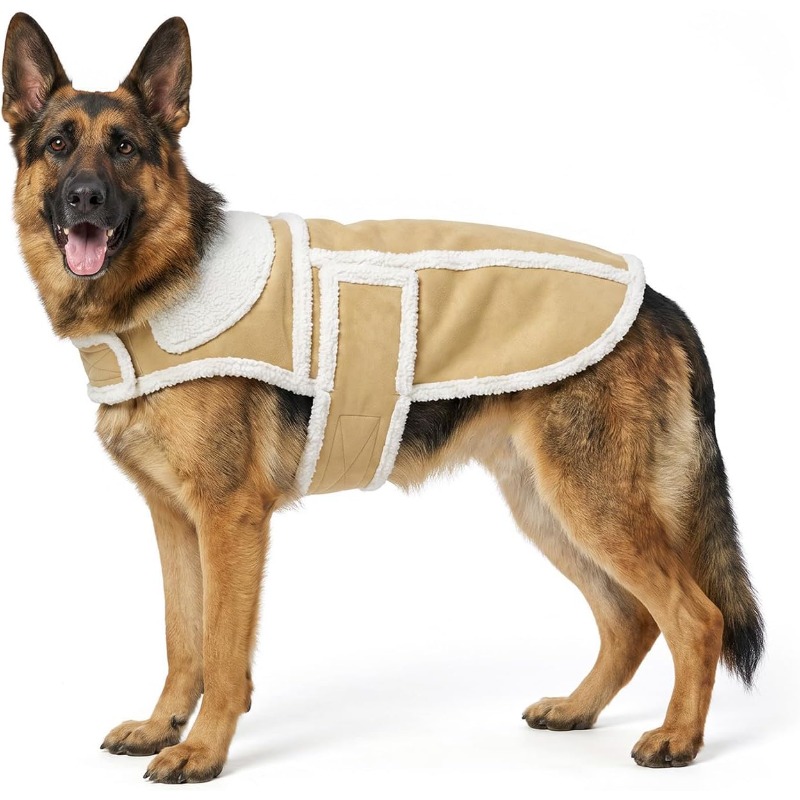 Winter Dog Coat Large Breed Sh - Sherpa Jacket Fleece review and price