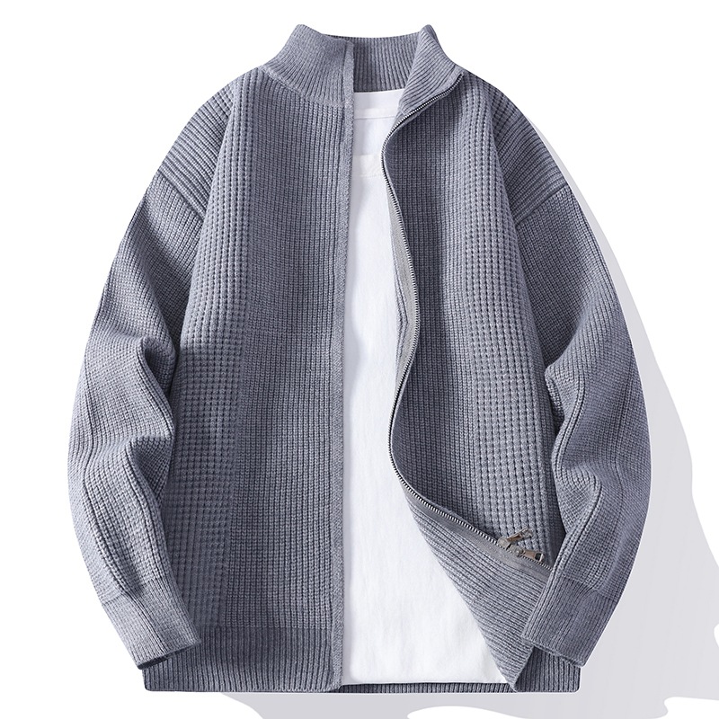 Jacket coat, men's 2025 new st - Men'S Fashion Zip Sweater review and price