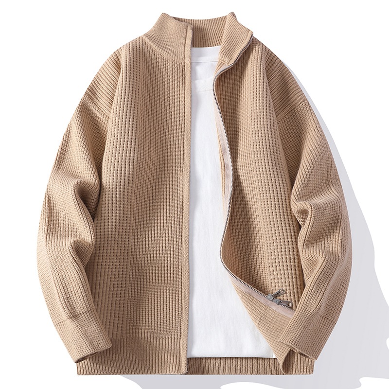 Jacket coat, men's 2025 new st - Men'S Fashion Zip Sweater review and price