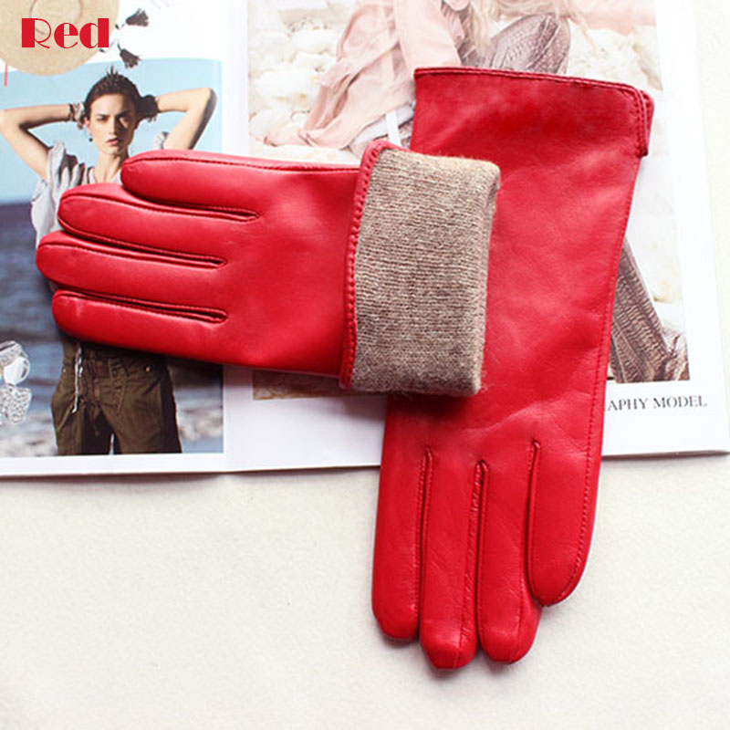 Women's Color Sheepskin Leathe - Driving Gloves Leather review and price