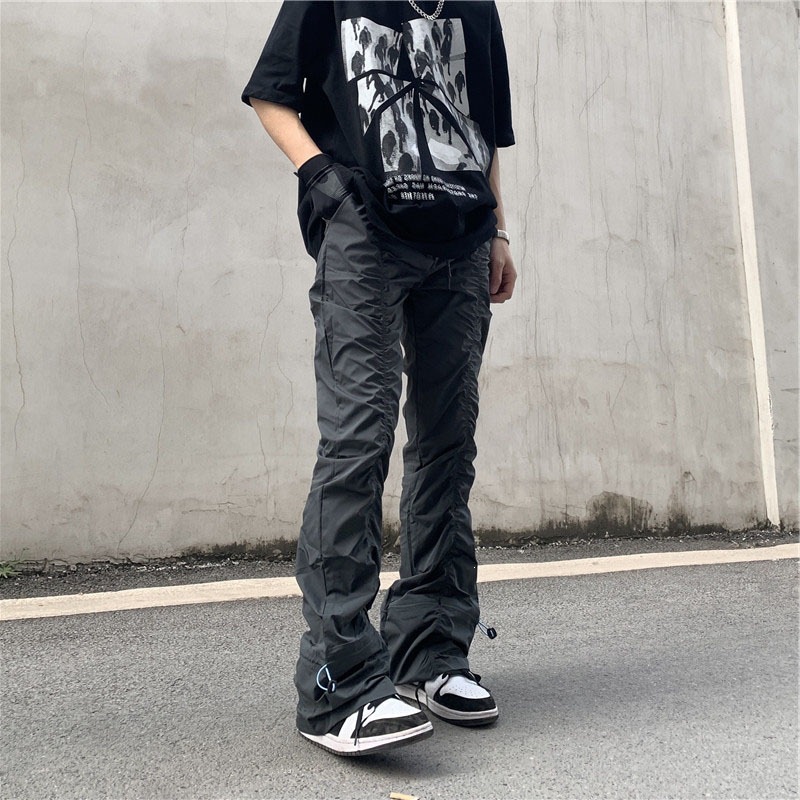 Unisex High Street Flared Trou - Men'S Fashion Trousers review and price
