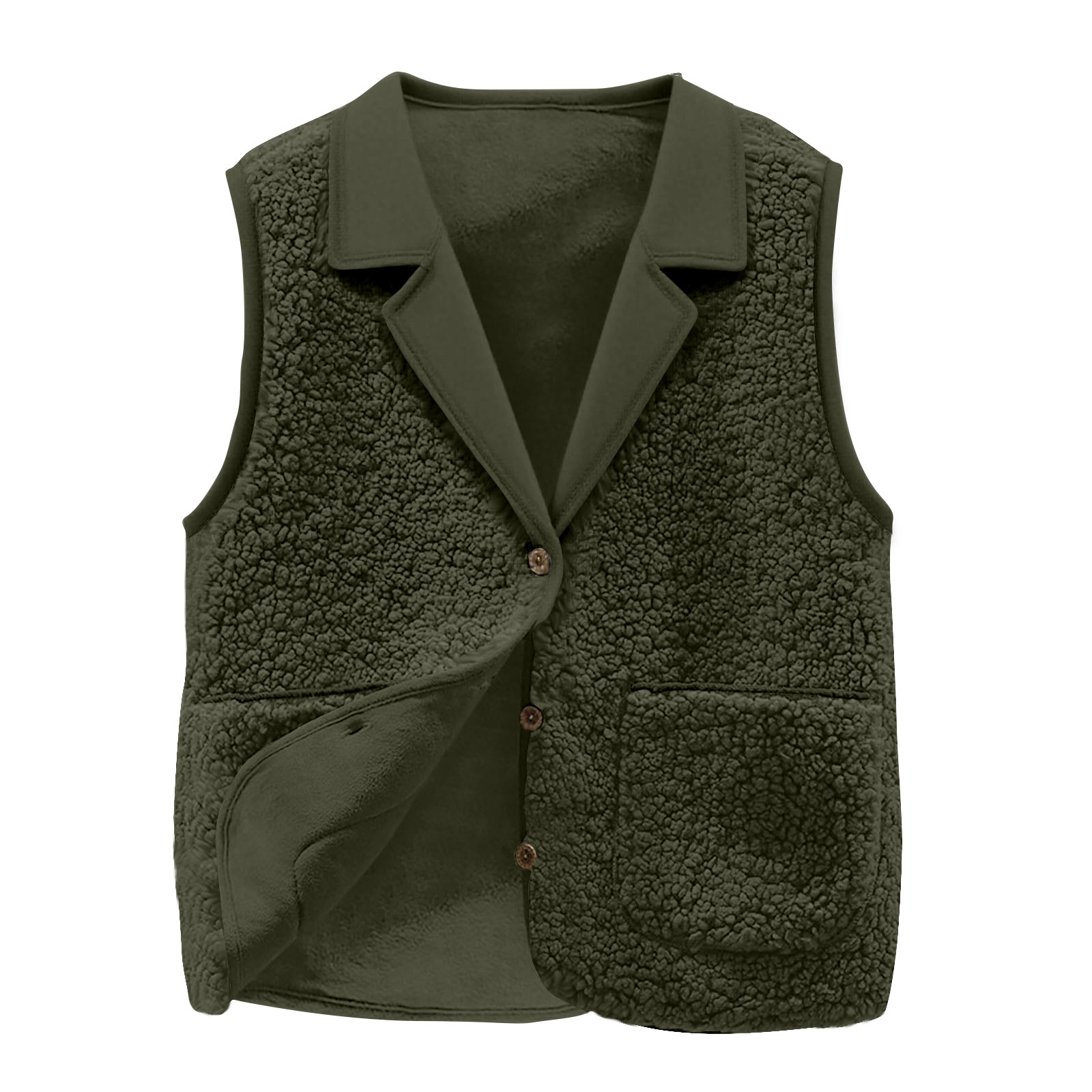 Women's Sherpa Fleece Vest, La - Sherpa Jacket Fleece review and price