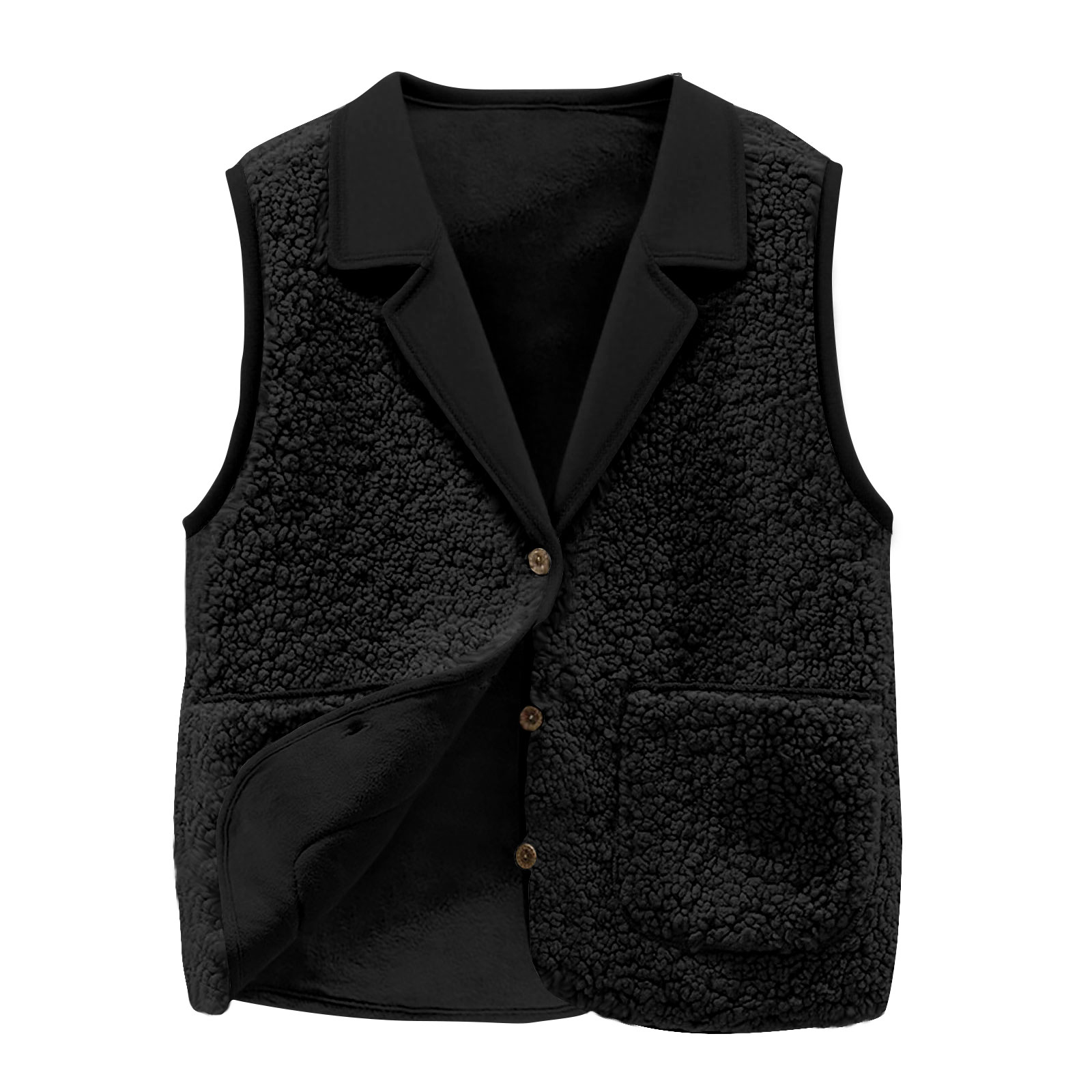 Women's Sherpa Fleece Vest, La - Sherpa Jacket Fleece review and price
