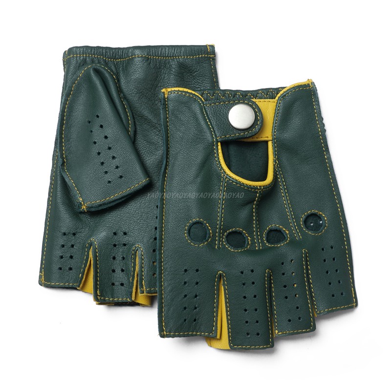 High Quality 2026 New Half Fai - Driving Gloves Leather review and price