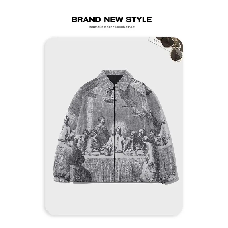 Autumn Men Jacket Oversized Pa - Sherpa Jacket Fleece review and price