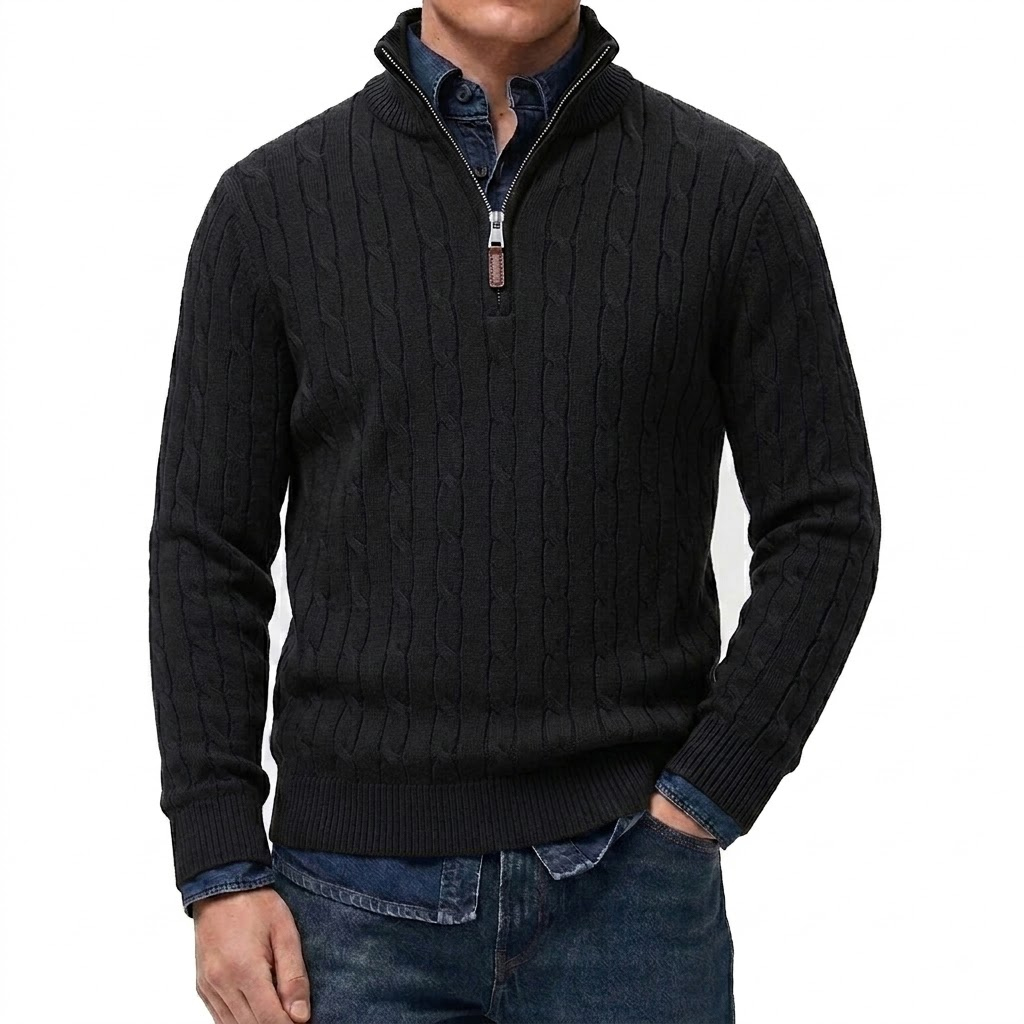 Men's Casual Stand Collar Card - Men'S Fashion Zip Sweater review and price