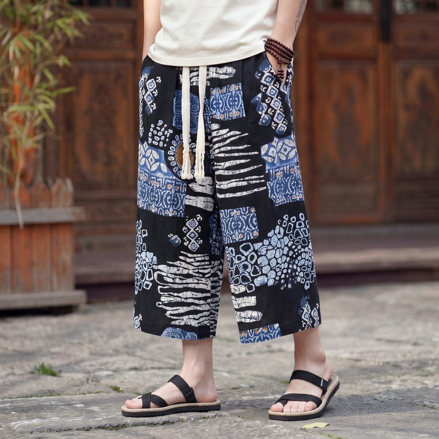 Casual Loose Men's Wide Leg Se - Men'S Fashion Trousers review and price