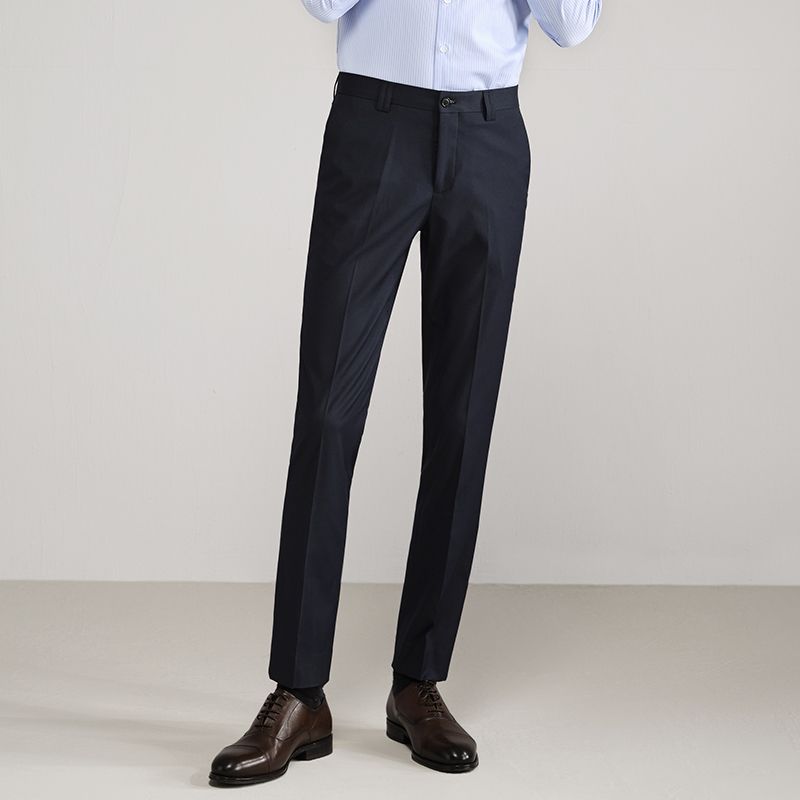 Men's Spring Summer Slim Fit B - Formal Trouser Stretch review and price