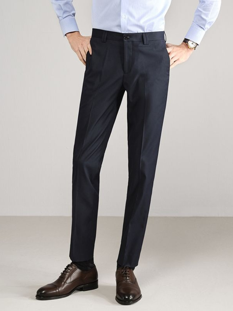 Men's Spring Summer Slim Fit B - Formal Trouser Stretch review and price