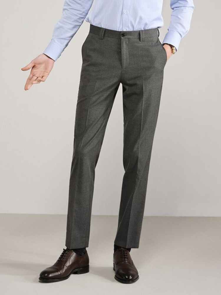 Men's Spring Summer Slim Fit B - Formal Trouser Stretch review and price